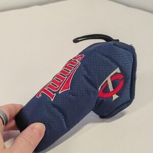 Team Golf Minnesota Twins Blade Putter Headcover Navy Red
